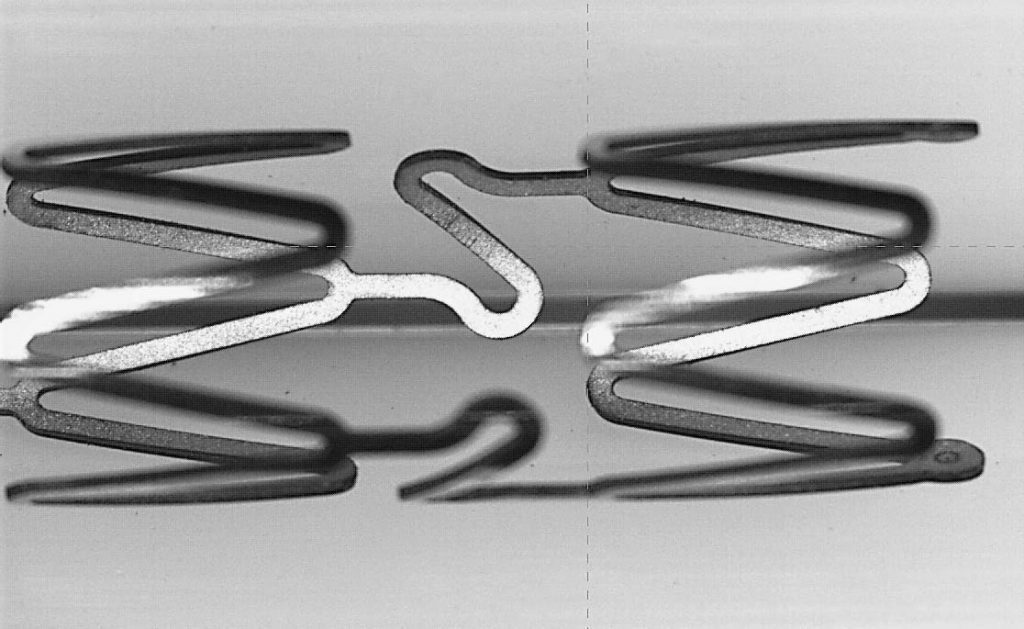 Nitinol stent micromachined with femtosecond laser