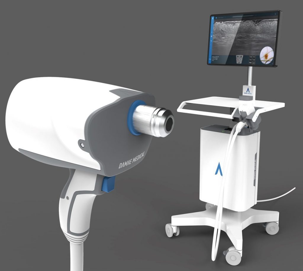 DAMAE Medical uses the SuperK supercontinuum laser from NKT Photonics for fast, reliable, and non-invasive in-vivo detection of skin cancer, replacing traditional biopsies with optical biopsies.