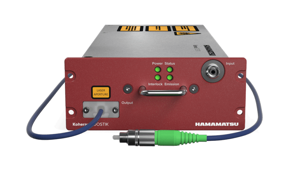 Quantum sensing laser amplifier