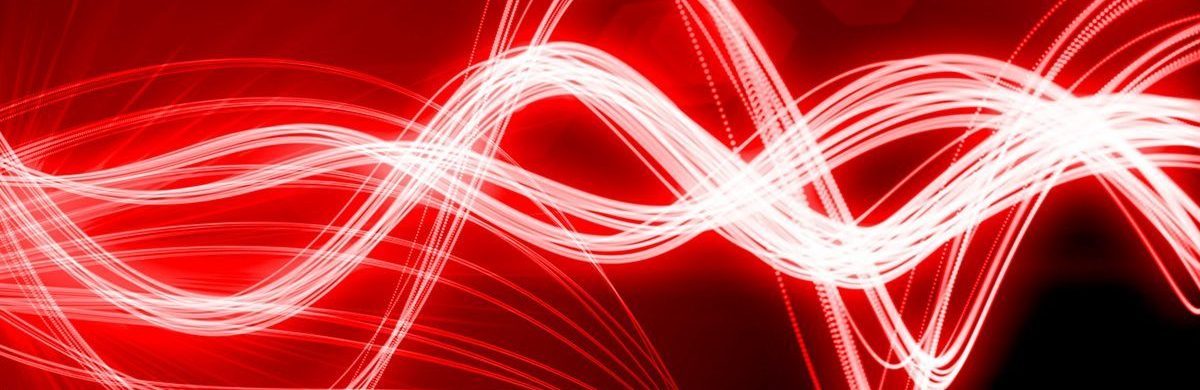 Red-themed visual representing Origami XPS femtosecond laser branding